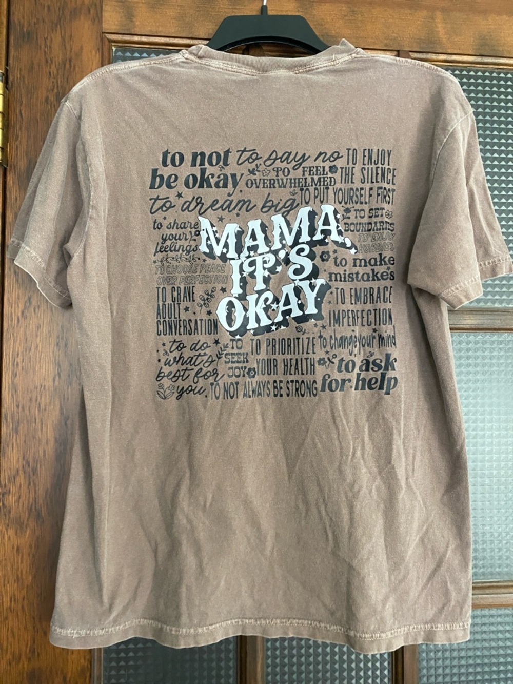 Comfort Colors "Mama It's Okay" Brown Graphic Tee